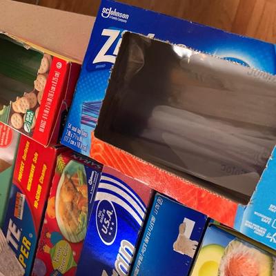 Kitchen / Household Products Lot Foil, Matches, Zip Locks, Sternos More