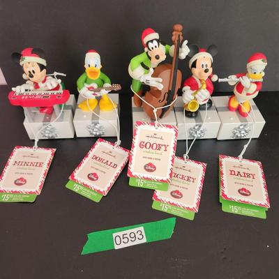 5 Hallmark Disney Wireless band Sound & Motion Mickey Goofy Donald Daisy Minnie