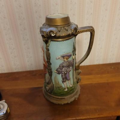 16" tall ceramic mug