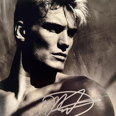 Rocky Dolph Lundgren signed photo