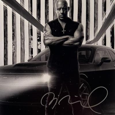 Fast X Vin Diesel signed photo