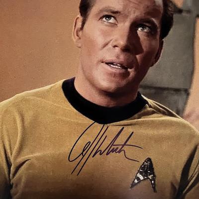 Star Trek William Shatner signed photo