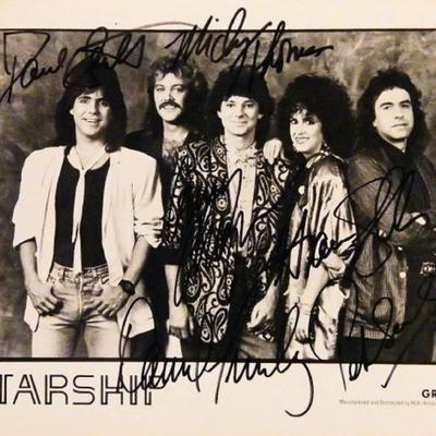 Jefferson Starship signed promo photo 