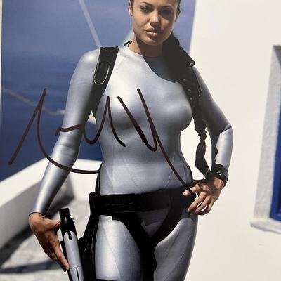 Tomb Raider Angeline Jolie signed photo