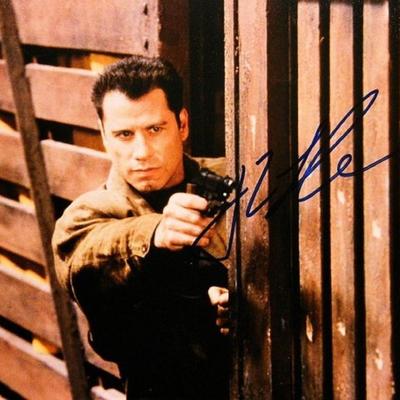 John Travolta signed movie photo 