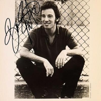 Bruce Springsteen signed promo photo 