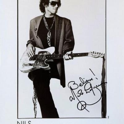 Nils Lofgren signed promo photo 