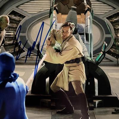 Star Wars Ewan McGregor signed photo