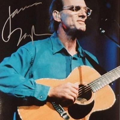 James Taylor signed promo photo 