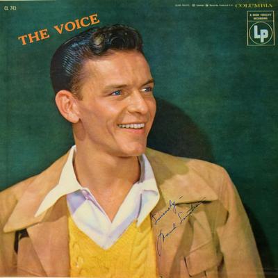 Frank Sinatra signed The Voice album