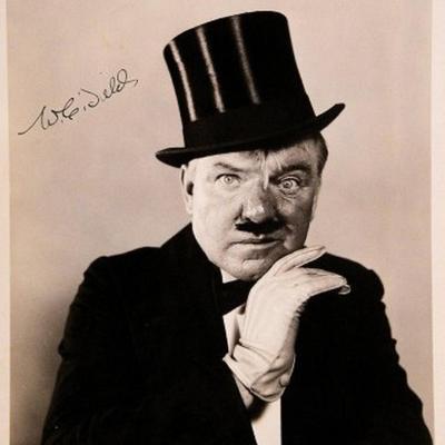 W. C. Fields signed portrait photo 