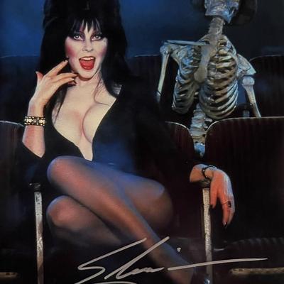 Elvira signed photo