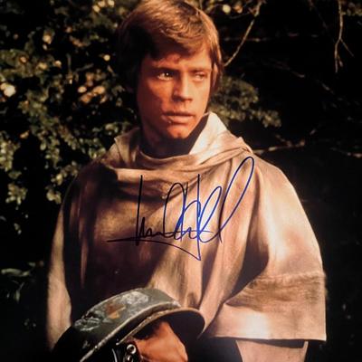 Star Wars Mark Hamill signed photo