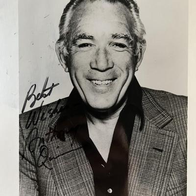 Anthony Quinn signed photo