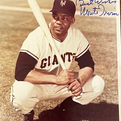 New York Giants Monte Irvin signed photo