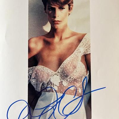 Jamie Lee Curtis signed photo