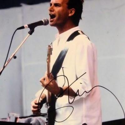 Sting signed promo photo 