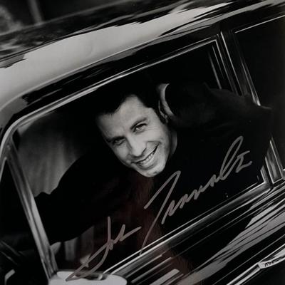 John Travolta signed photo