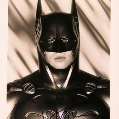 Val Kilmer signed Batman promo photo 