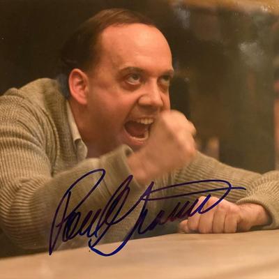 Paul Giamatti signed photo
