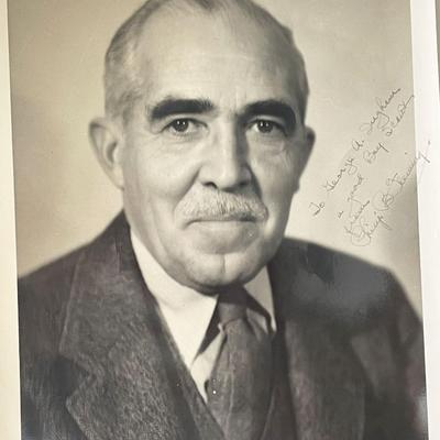 US Army General Philip B. Fleming signed photo
