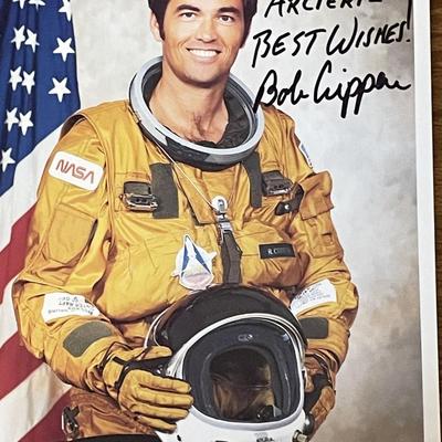 Astronaut Robert Crippen signed photo