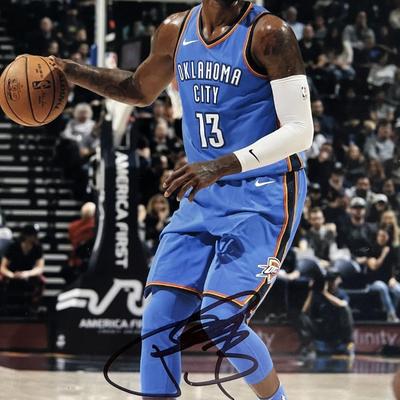 Paul George signed photo