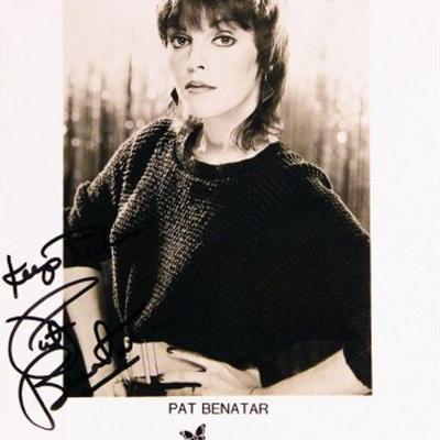 Pat Benatar signed photo