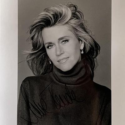 Jane Fonda signed photo