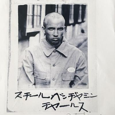 WW2 survivor Ben Steele signed photo