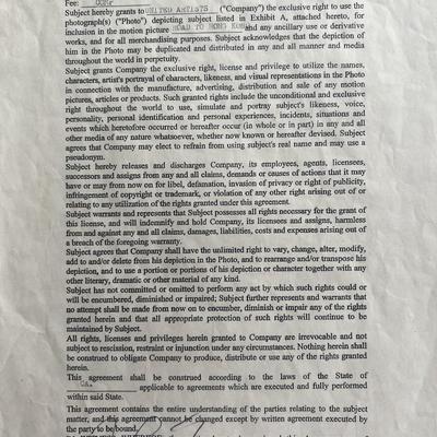 Road To Hong Kong Bob Hope and cast signed Broadway Trip contract