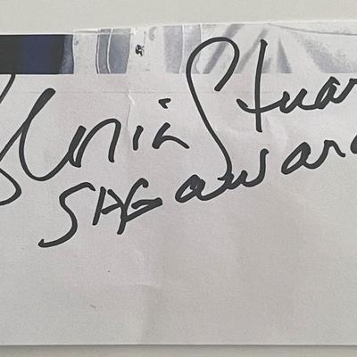 American actress Gloria Stuart original signature