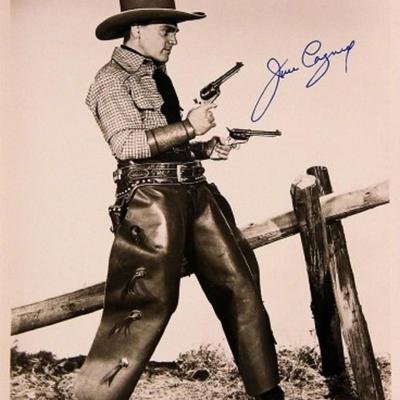 James Cagney signed movie still photo 