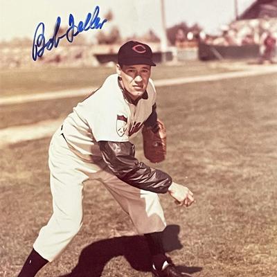 Bob Feller signed photo