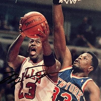 Michael Jordan signed photo