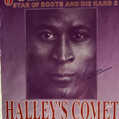 John Amos signed program