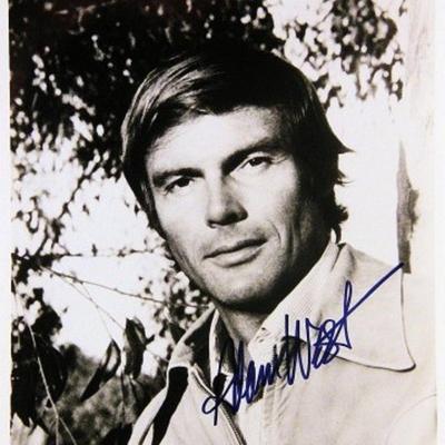 Adam West signed portrait photo 