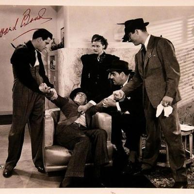 Ward Bond signed movie still photo 