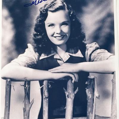 Gloria Jean signed photo