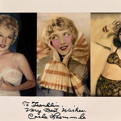 Carla Laemmle signed photo