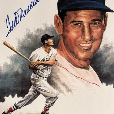 Ted Williams signed photo