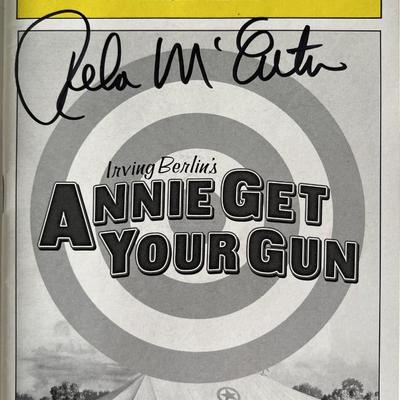 Reba McEntire signed Playbill