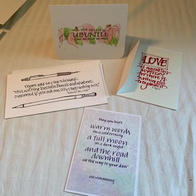 Large Selection of Handmade Greeting Cards (2K-HS)