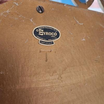 Mid Century Syroco Syracuse Ornamental Co Mirror and Shelf