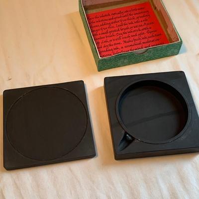 Asian Inkwells, Ink Blocks, Chinese & Japanese Painting Books, and More (2K-HS)