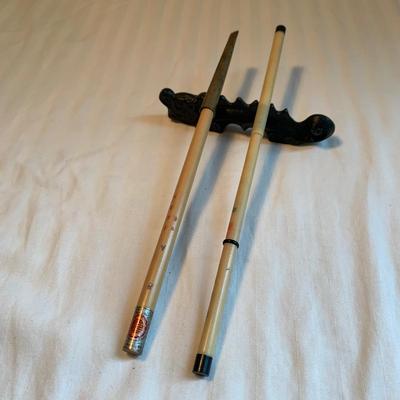 Asian Inkwells, Ink Blocks, Chinese & Japanese Painting Books, and More (2K-HS)