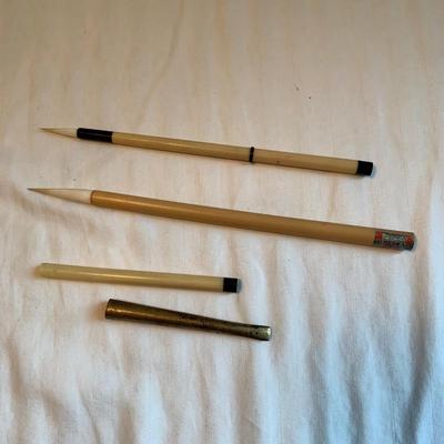 Asian Inkwells, Ink Blocks, Chinese & Japanese Painting Books, and More (2K-HS)