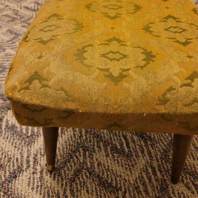 Grandma's foot stool and a adjustable TV tray.