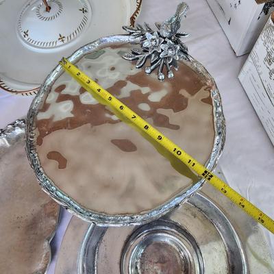 Lot of Serving Trays ,Lazy Susan, Cake Stand