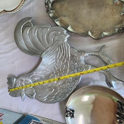 Lot of Serving Trays ,Lazy Susan, Cake Stand